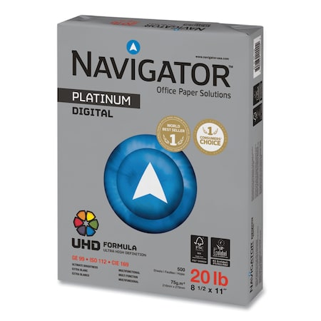 Navigator Paper, 20lb., 99Br, Brown, PK5 NPL11205R